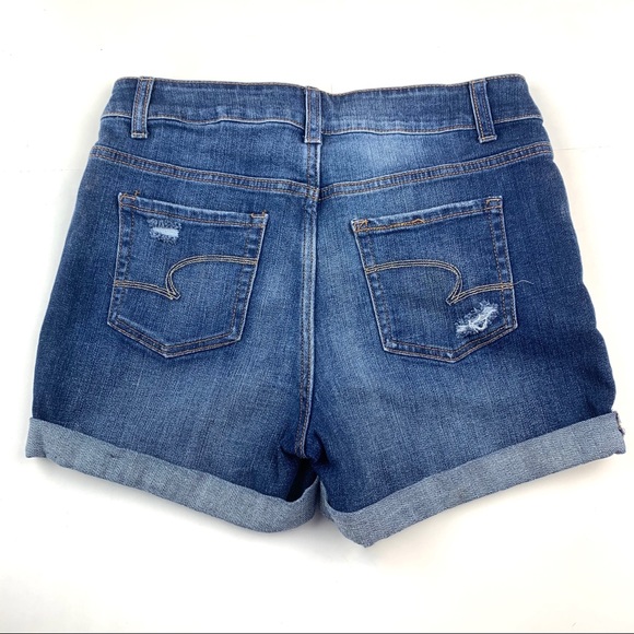 Jean Shorts Stretch Mid Rise, Juniors 6 - Picture 11 of 11